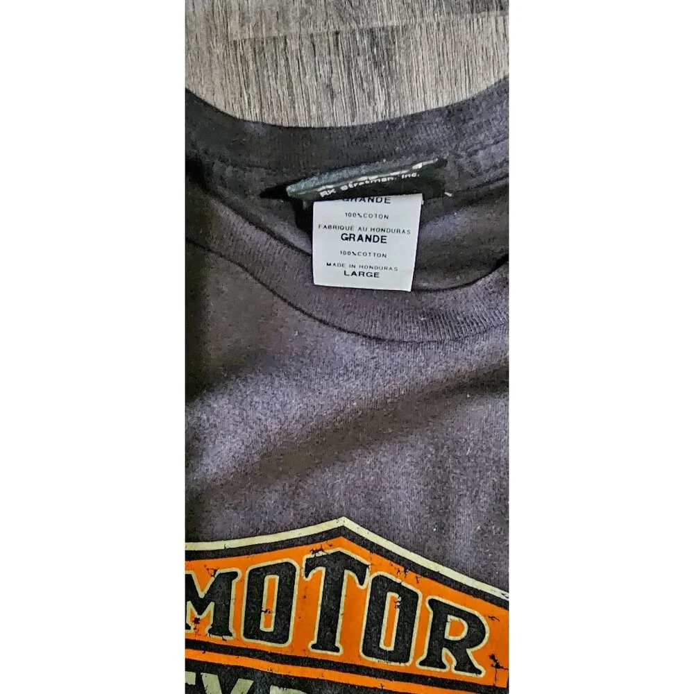 Lot of 2 Harley‎ Davidson Motor Cycles Short Sleeve T-Shirts Size Large
